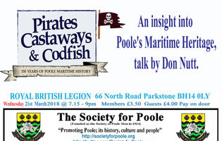 Pirates Castaways & Codfish – Poole’s Historical Marine Past