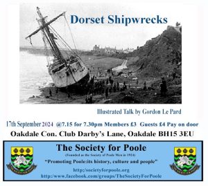 Dorset Shipwrecks – Illustrated Talk on 17/09/2024 @ Oakdale Conservative Club | England | United Kingdom