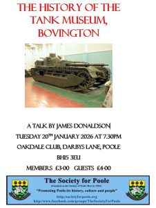 The History of The Tank Museum, Bovington – James Donaldson Talk on 20/01/2026 @ Oakdale Club | England | United Kingdom